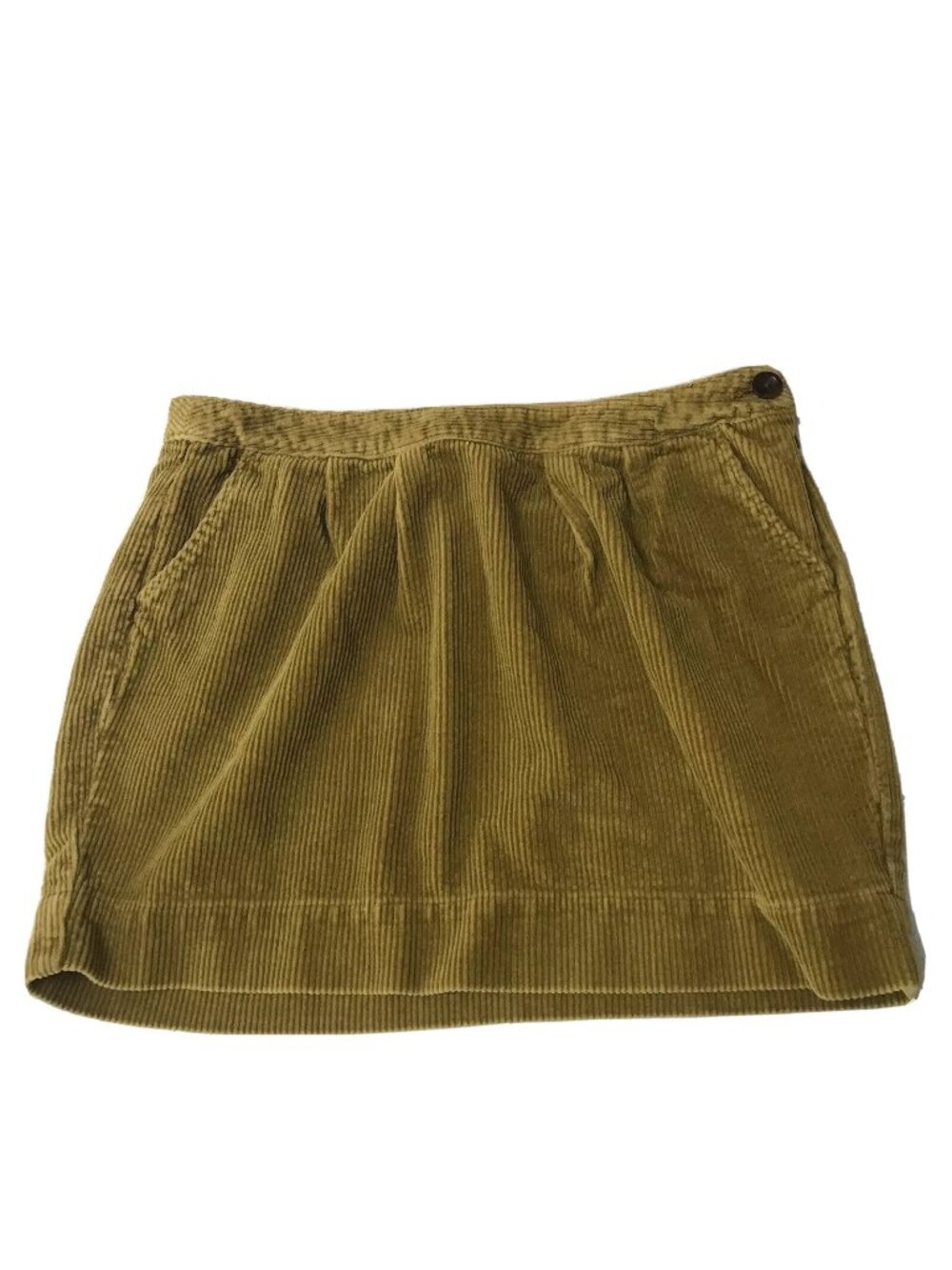 Y2K Old Navy Mini Skirt 10 Corduroy Green Grunge Indie Twee Academia Preppy